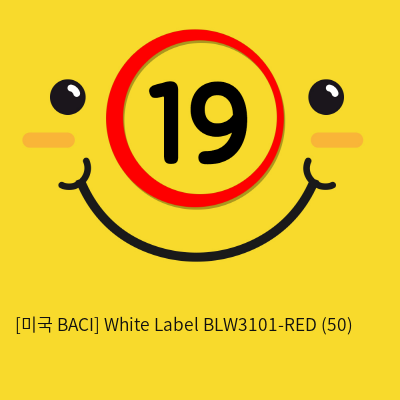 [미국 BACI] White Label BLW3101-RED (50)