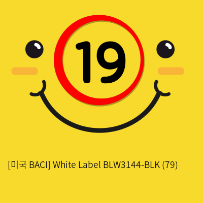 [미국 BACI] White Label BLW3144-BLK (79)