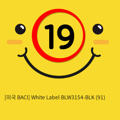 [미국 BACI] White Label BLW3154-BLK (91)