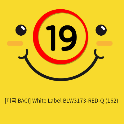 [미국 BACI] White Label BLW3173-RED-Q (162)
