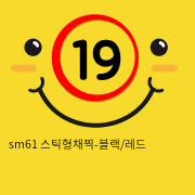 sm61 스틱형채찍-블랙/레드