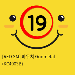 [RED SM] 파우치 Gunmetal (KC4003B)